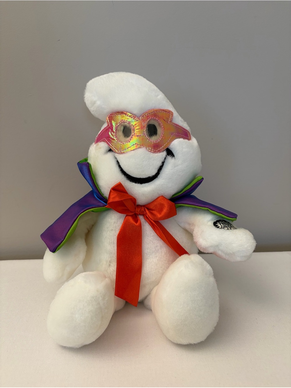 Vintage Dan Dee Sing Shake Ghost Plush Halloween Toy “When You’re Smiling”
